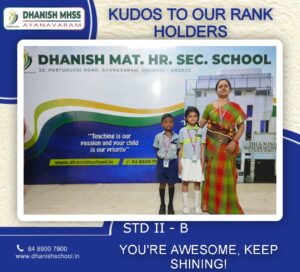 Dhanish School Rank Holders