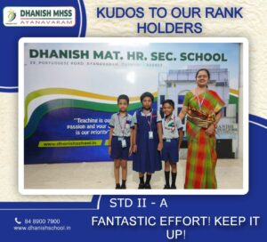 Dhanish School Rank Holders
